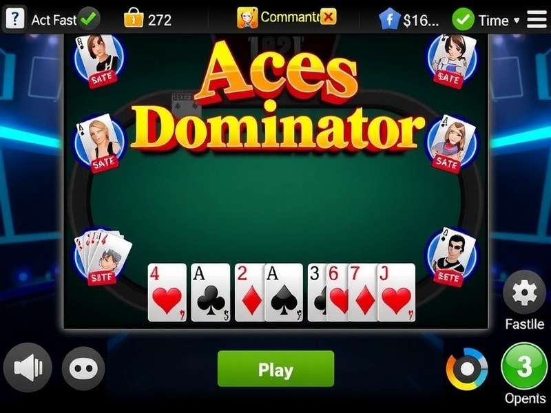 Aces Dominator Game Interface